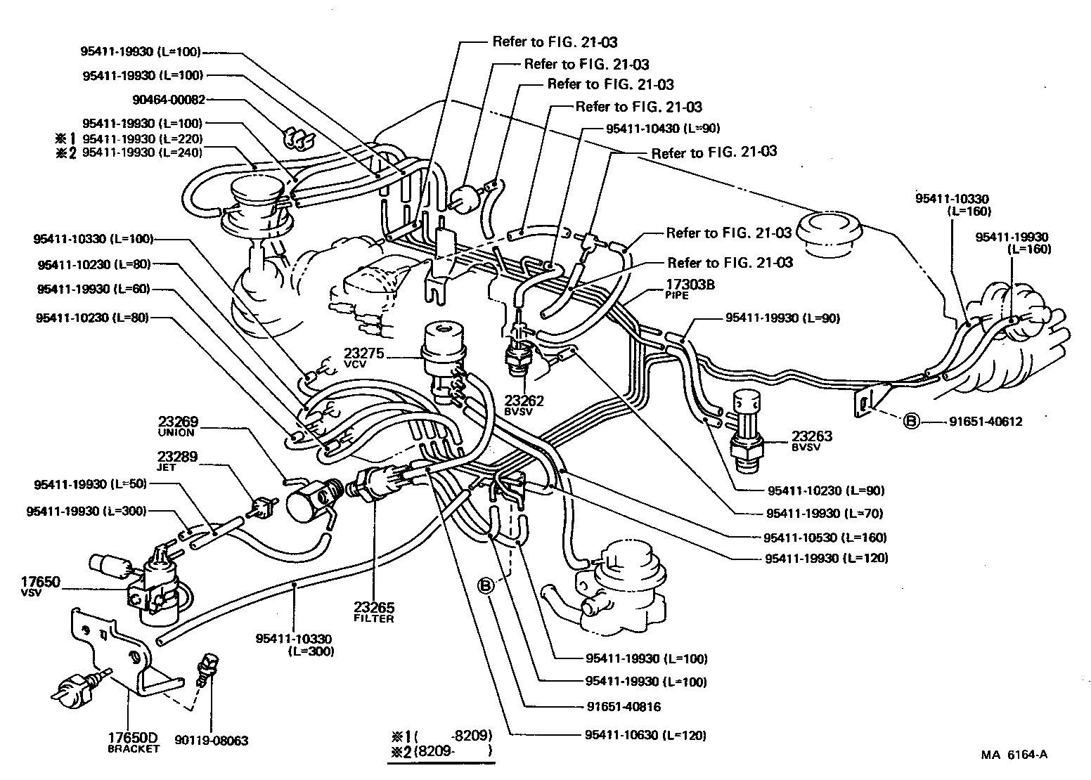  PICKUP |  VACUUM PIPING