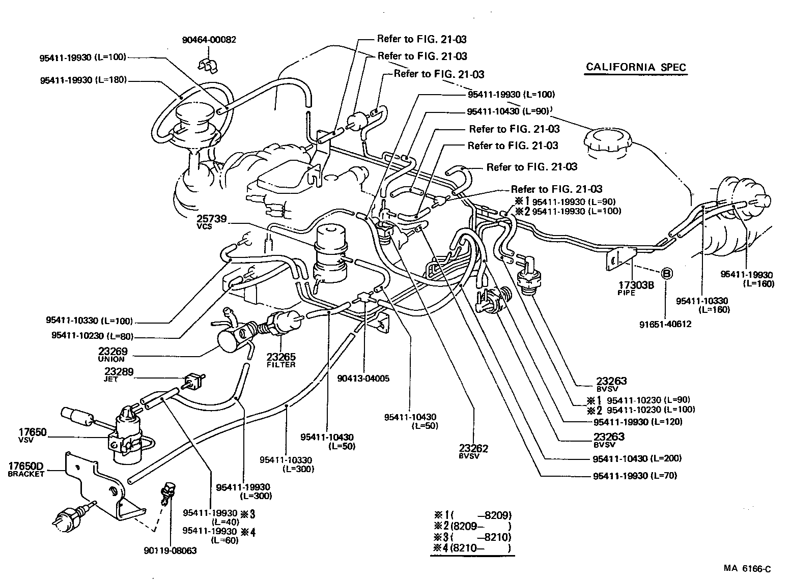  PICKUP |  VACUUM PIPING