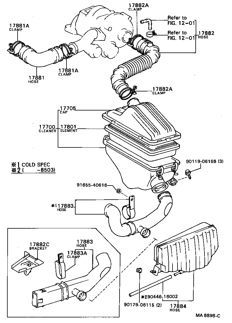  CAMRY |  AIR CLEANER