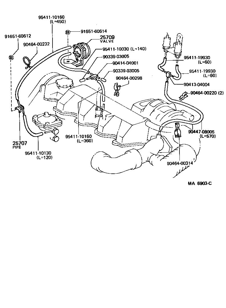  CAMRY |  VACUUM PIPING