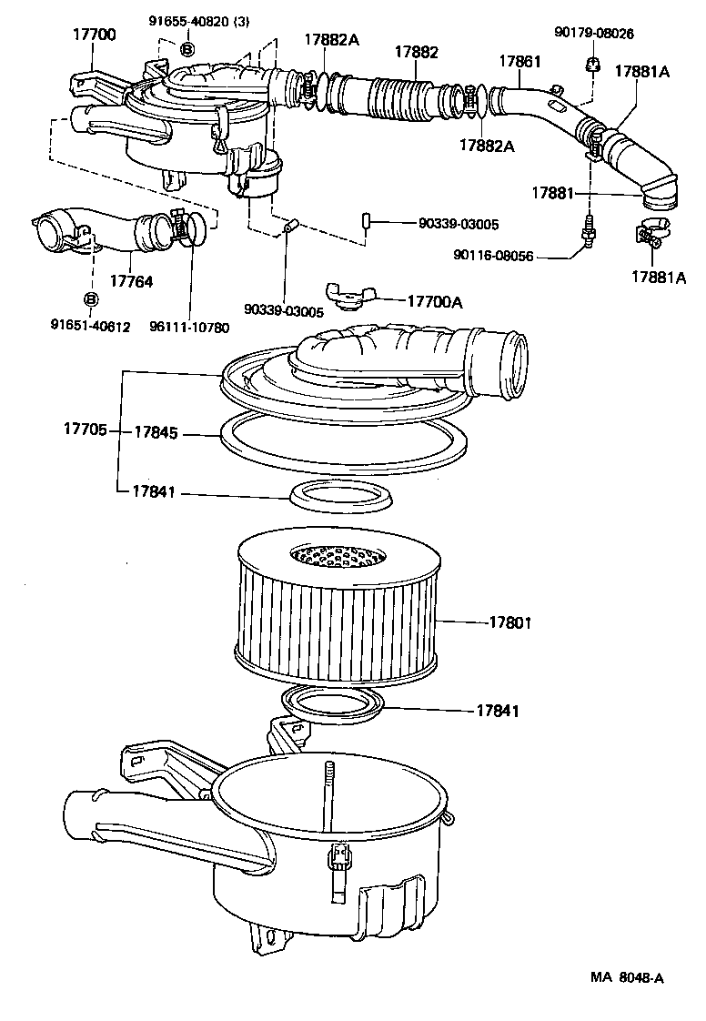  LAND CRUISER 60 |  AIR CLEANER