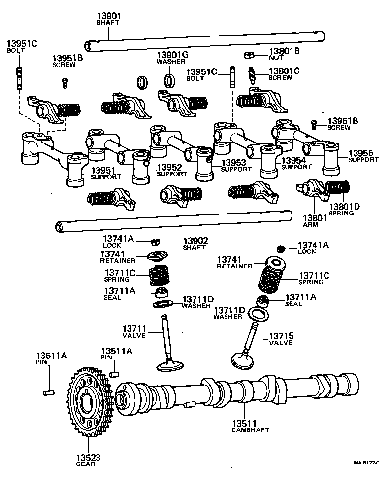  CORONA |  CAMSHAFT VALVE