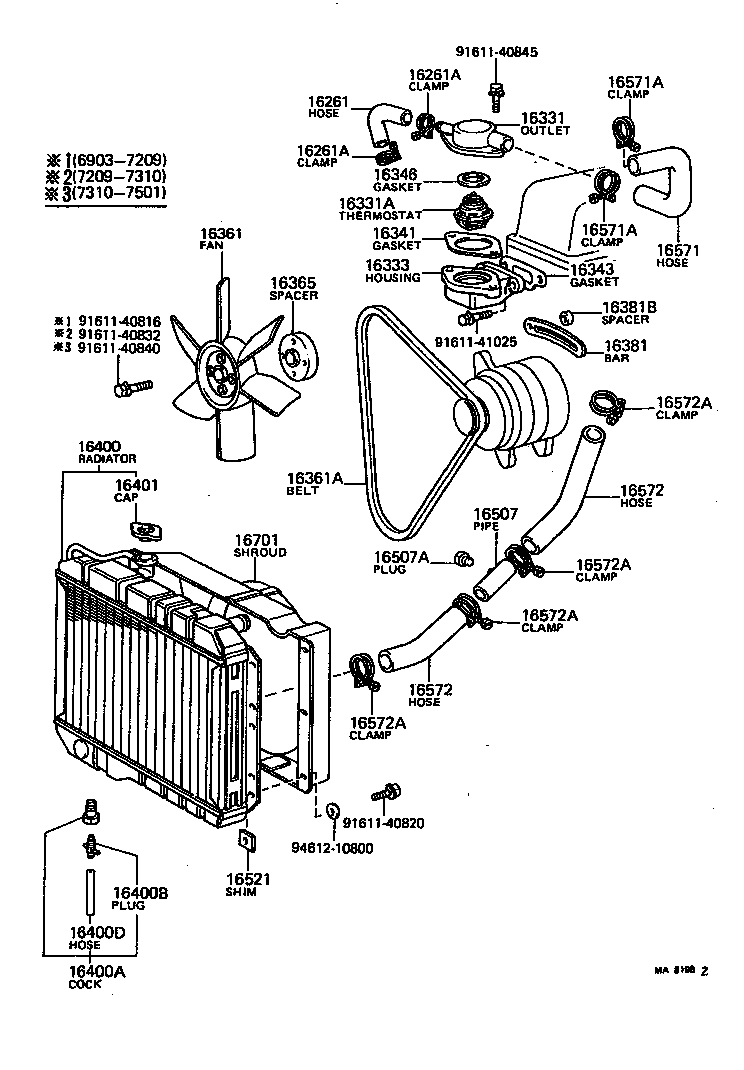  LAND CRUISER 40 55 |  RADIATOR WATER OUTLET