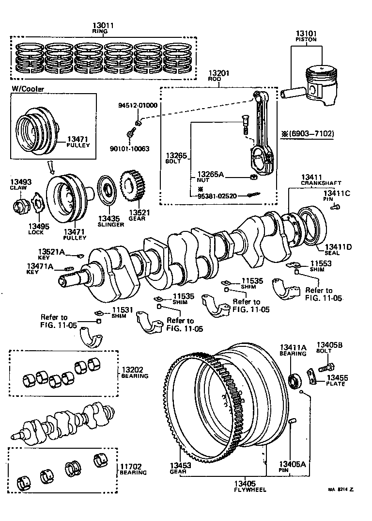  LAND CRUISER 40 55 |  CRANKSHAFT PISTON