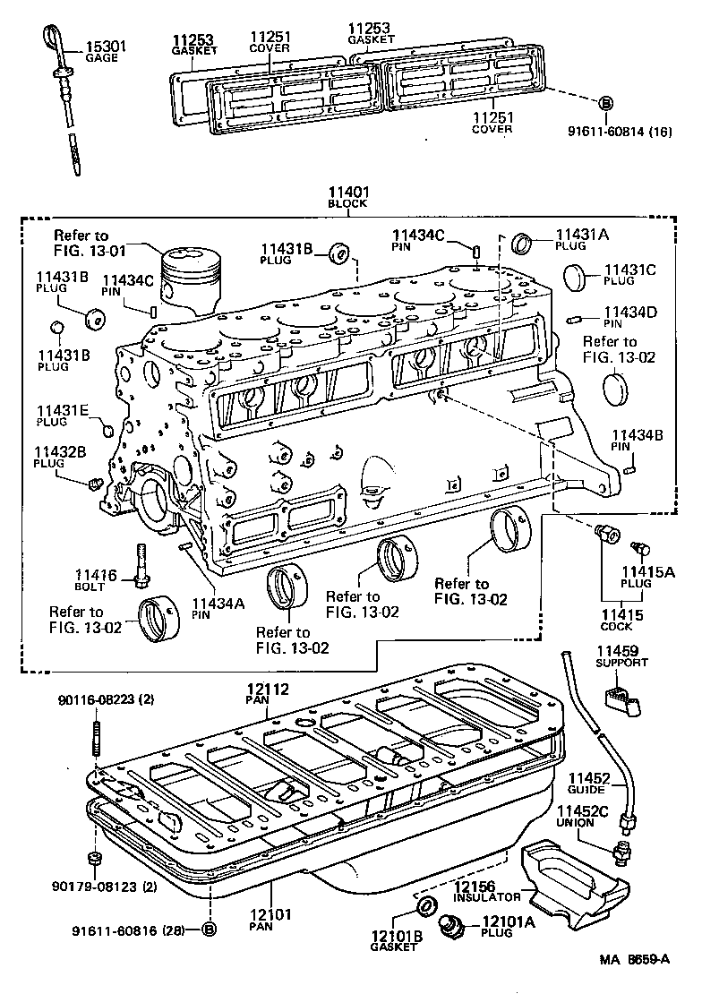  LAND CRUISER 60 |  CYLINDER BLOCK