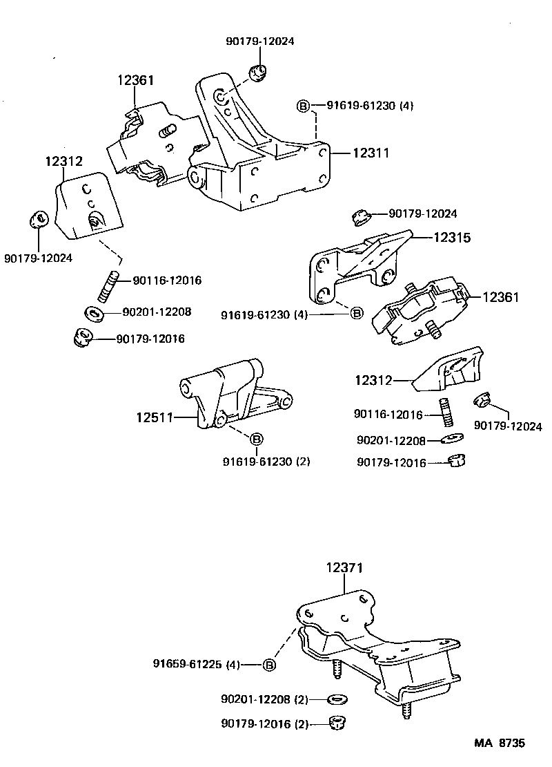  LAND CRUISER 60 |  MOUNTING