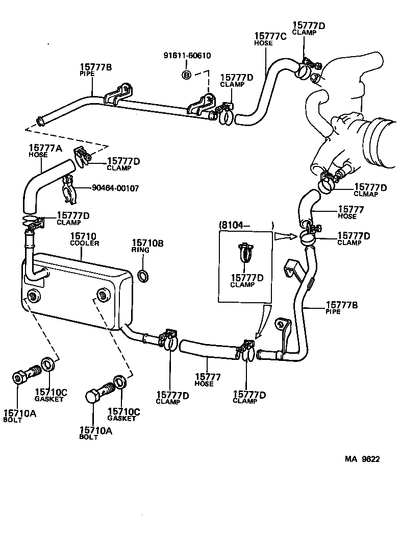  LAND CRUISER 60 |  ENGINE OIL COOLER