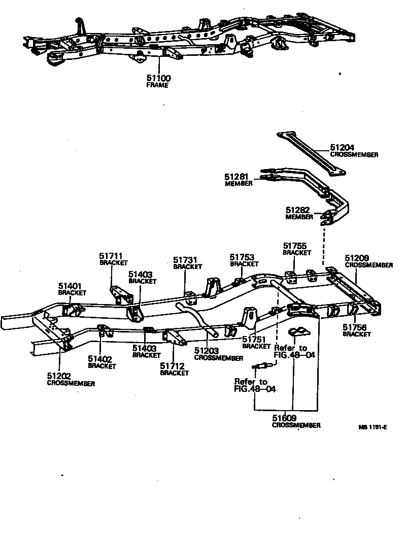  LAND CRUISER 40 55 |  FRAME