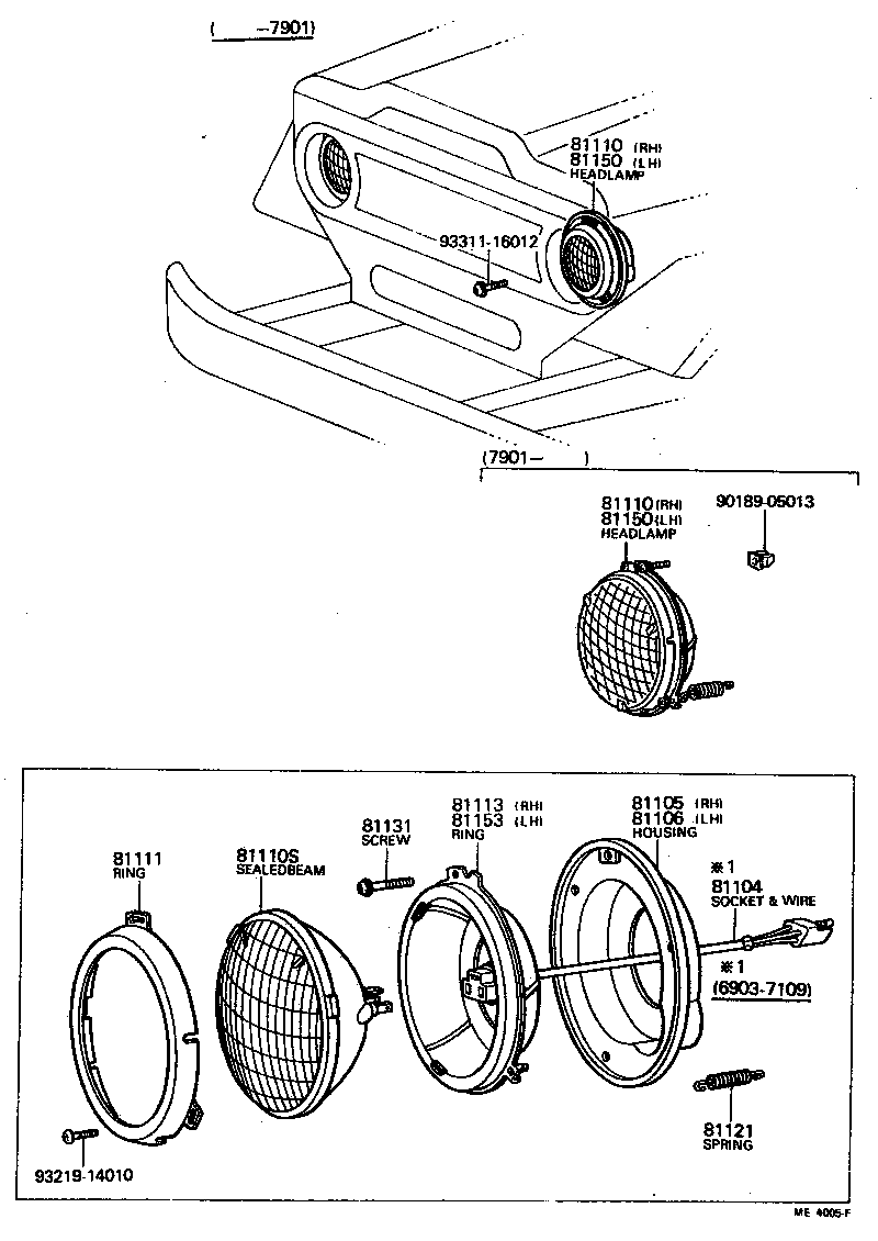  LAND CRUISER 40 55 |  HEADLAMP