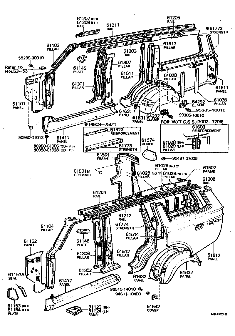  LAND CRUISER 40 55 |  SIDE MEMBER