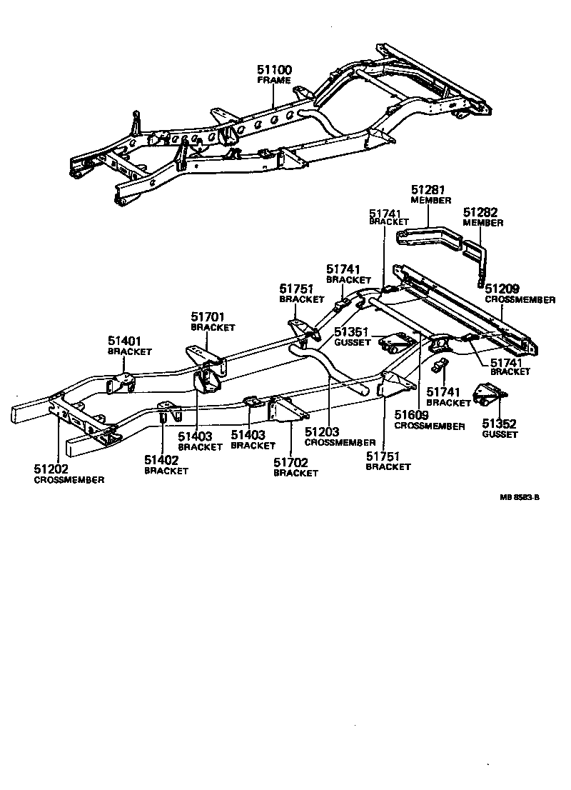  LAND CRUISER 40 55 |  FRAME