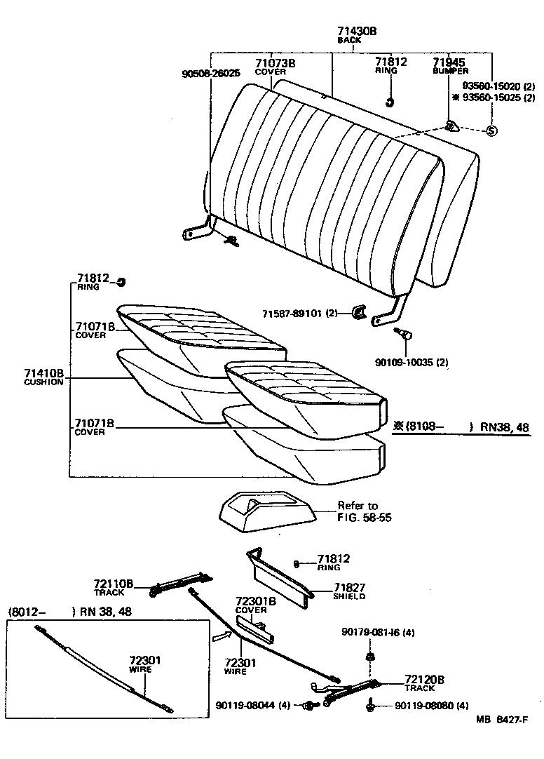  PICKUP |  SEAT SEAT TRACK