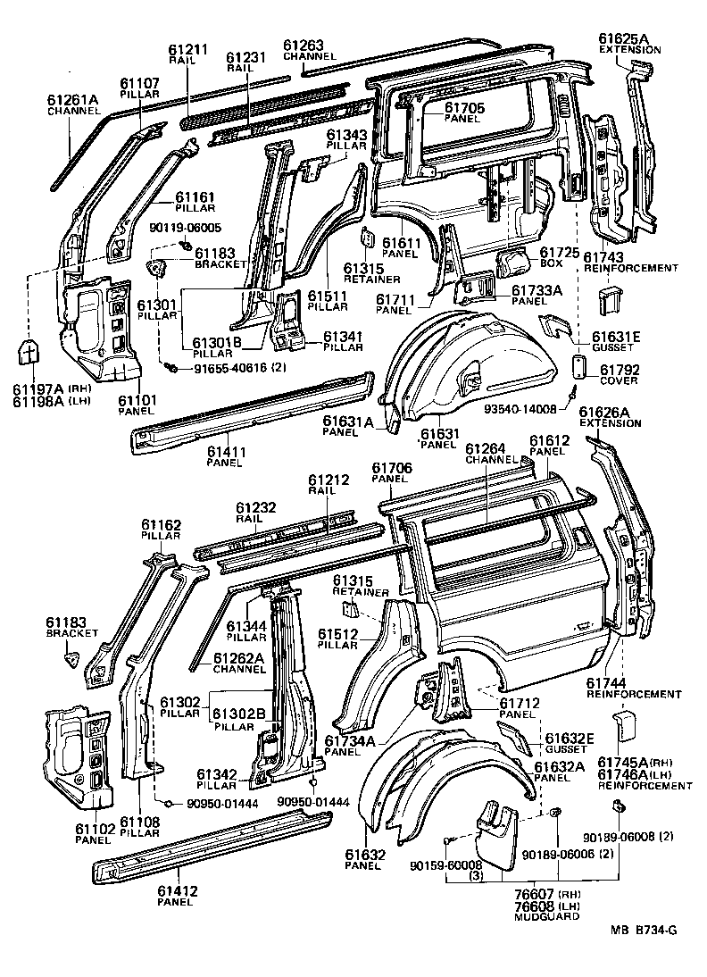  LAND CRUISER 60 |  SIDE MEMBER