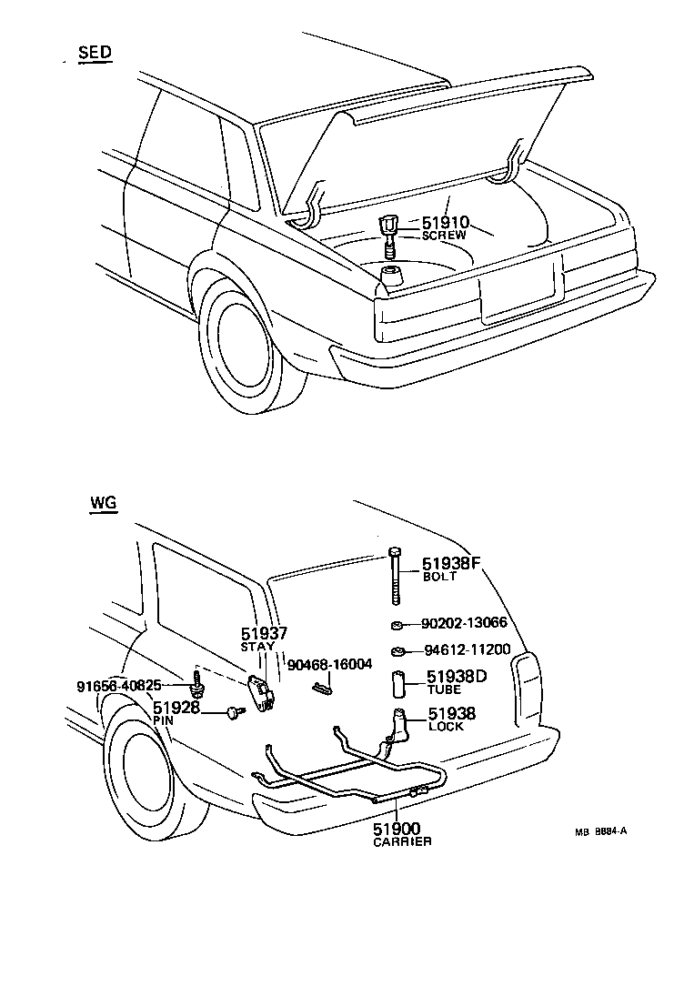  CRESSIDA |  SPARE WHEEL CARRIER