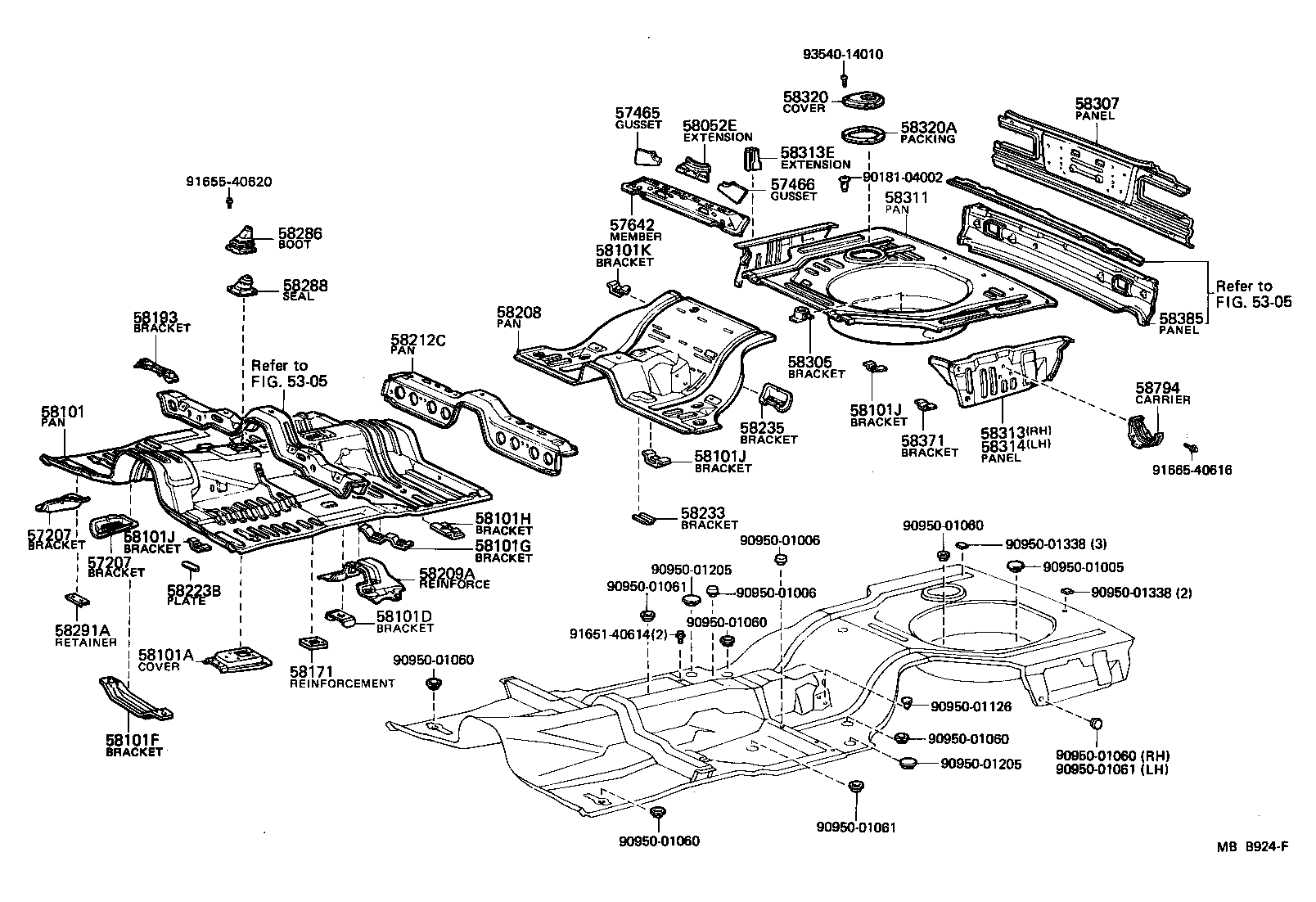  CRESSIDA |  FLOOR PAN LOWER BACK PANEL