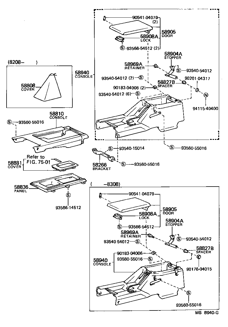  CRESSIDA |  CONSOLE BOX BRACKET