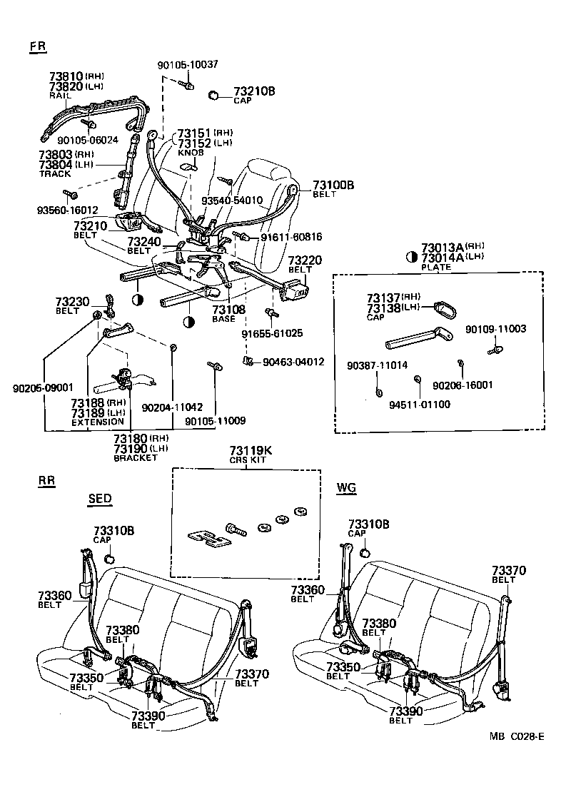  CRESSIDA |  SEAT BELT CHILD RESTRAINT SEAT