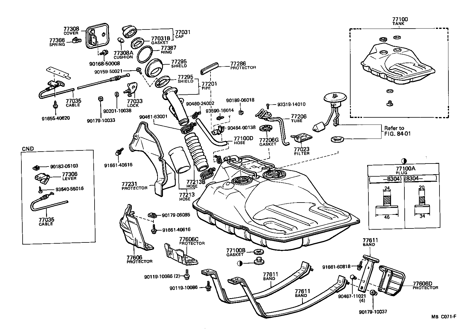  CRESSIDA |  FUEL TANK TUBE