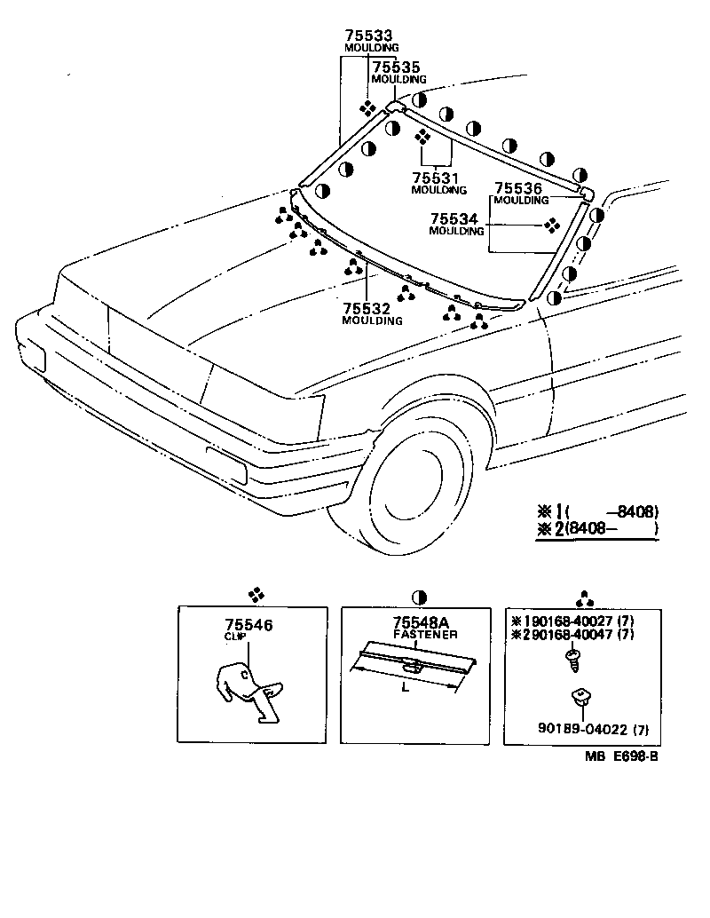  CAMRY |  FRONT MOULDING