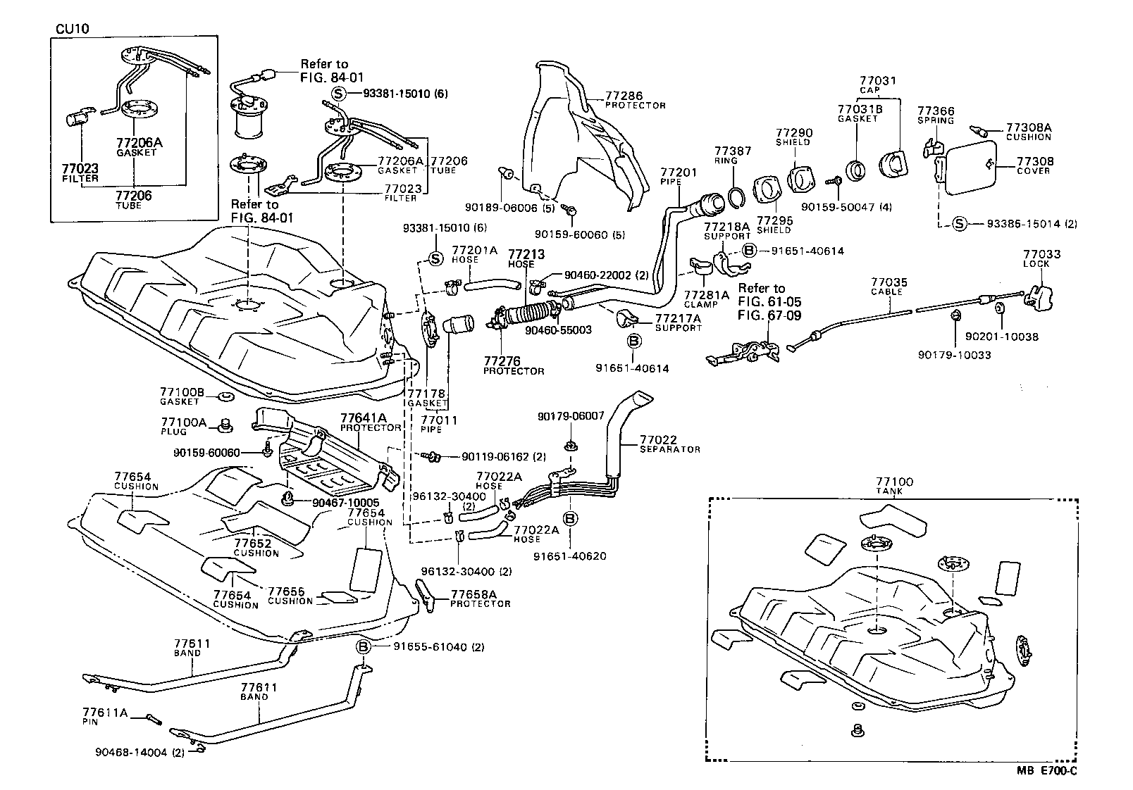  CAMRY |  FUEL TANK TUBE