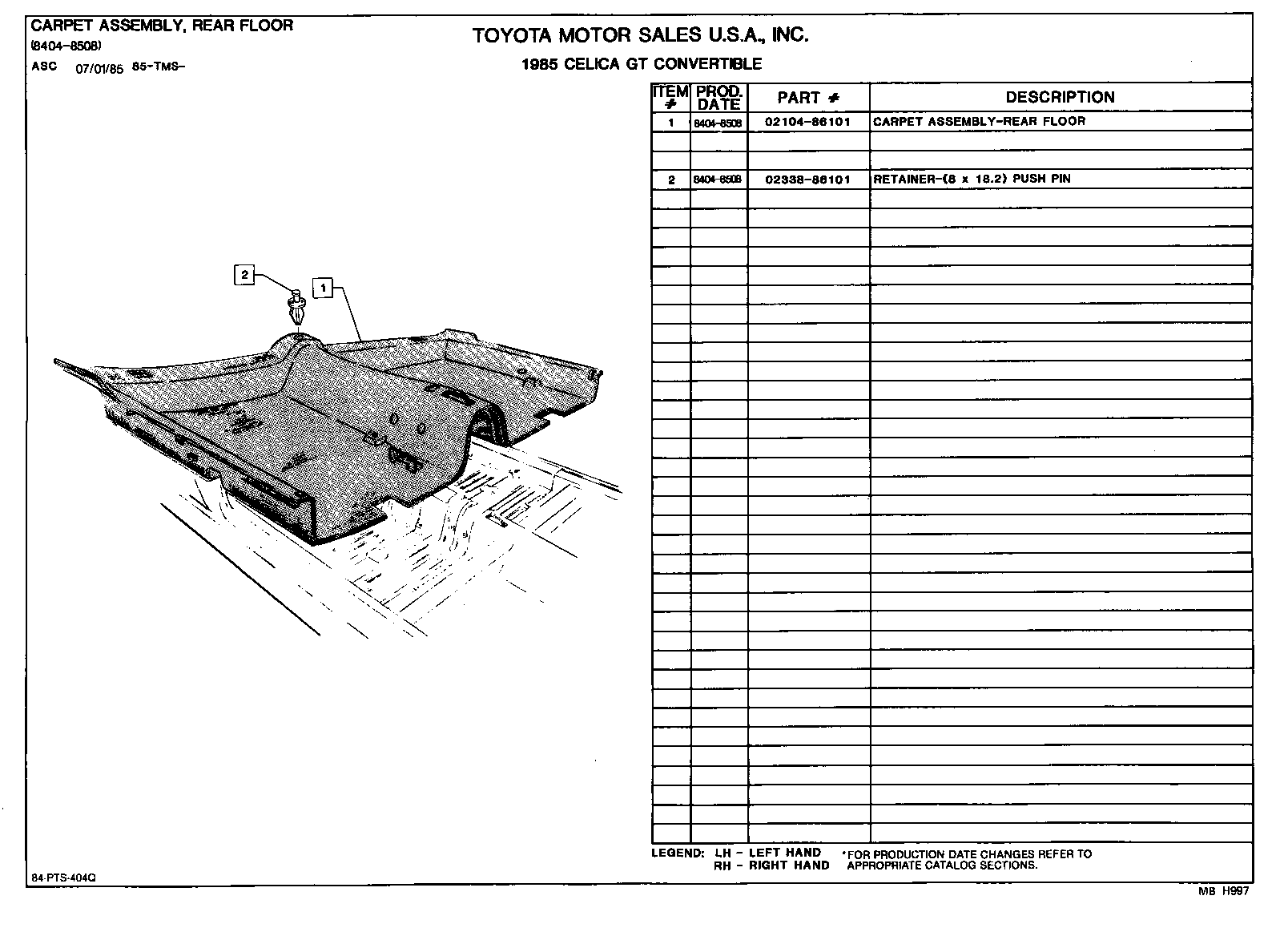  CELICA |  CELICA CONVERTIBLE PARTS