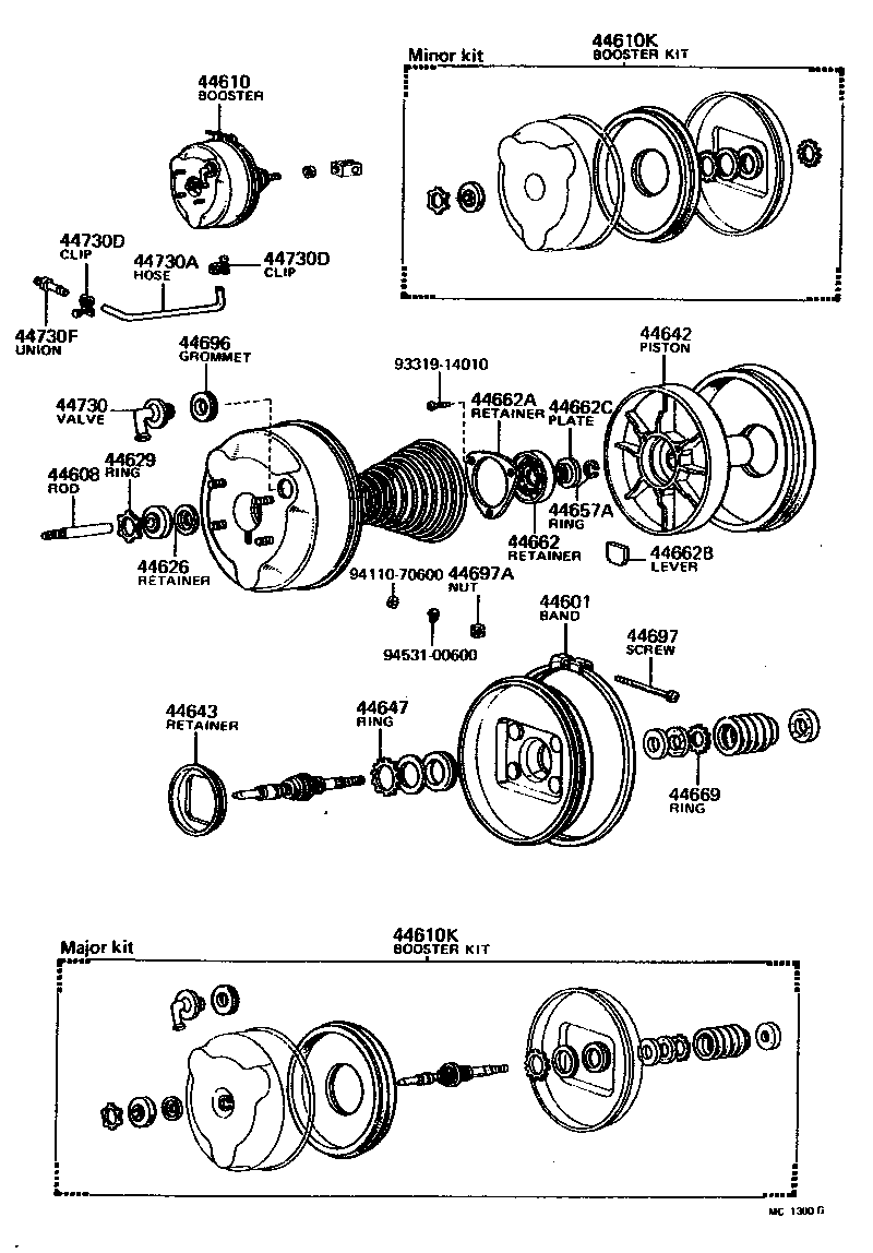  LAND CRUISER 40 55 |  BRAKE BOOSTER VACUUM TUBE