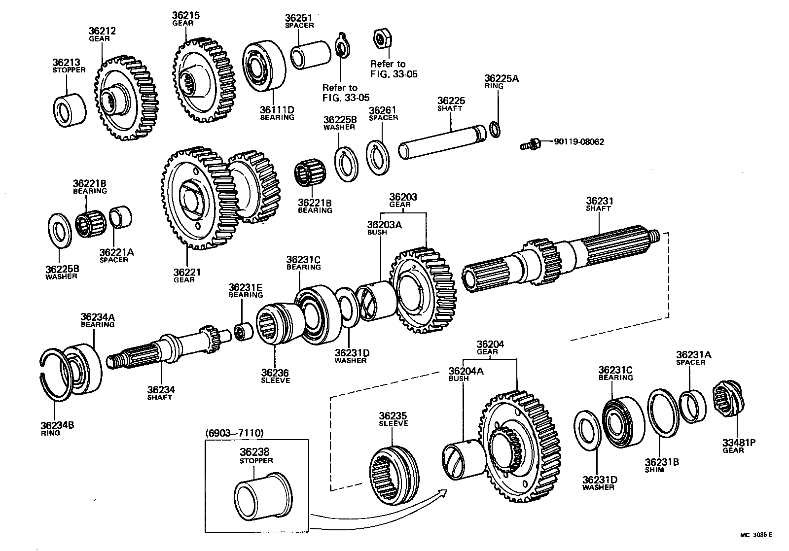  LAND CRUISER 40 55 |  TRANSFER GEAR