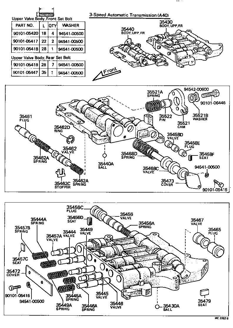  PICKUP |  VALVE BODY OIL STRAINER ATM