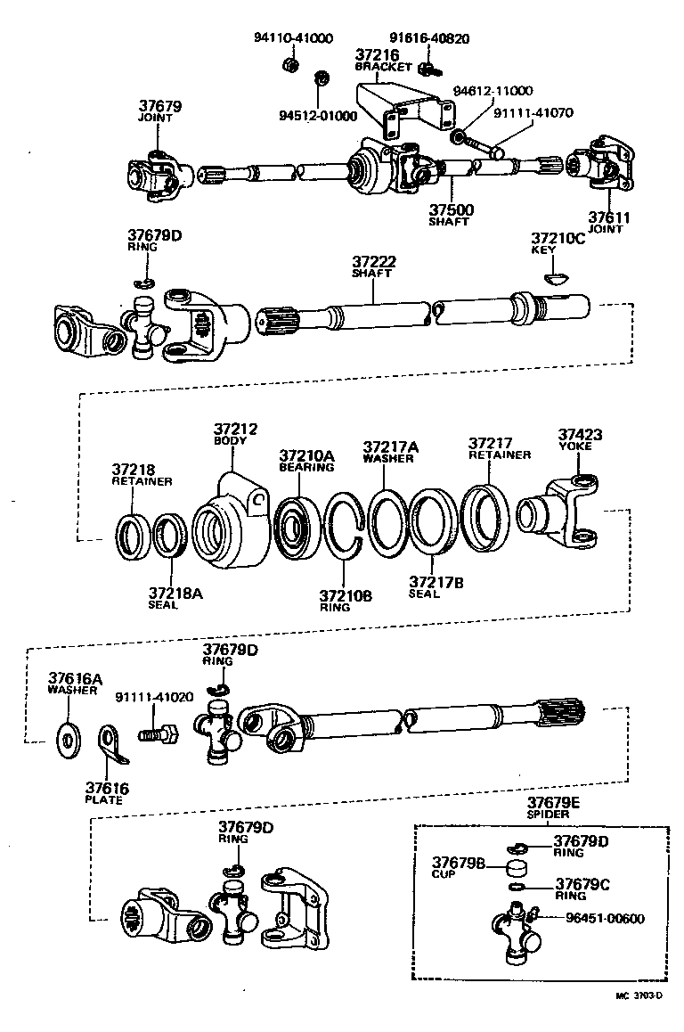  LAND CRUISER 40 55 |  DRIVE SHAFT