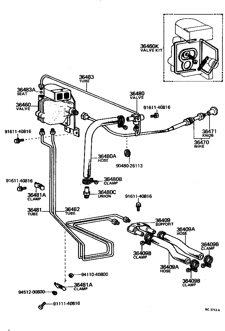  LAND CRUISER 40 55 |  TRANSFER DIRECT CLUTCH LOW BRAKE SUPPORT