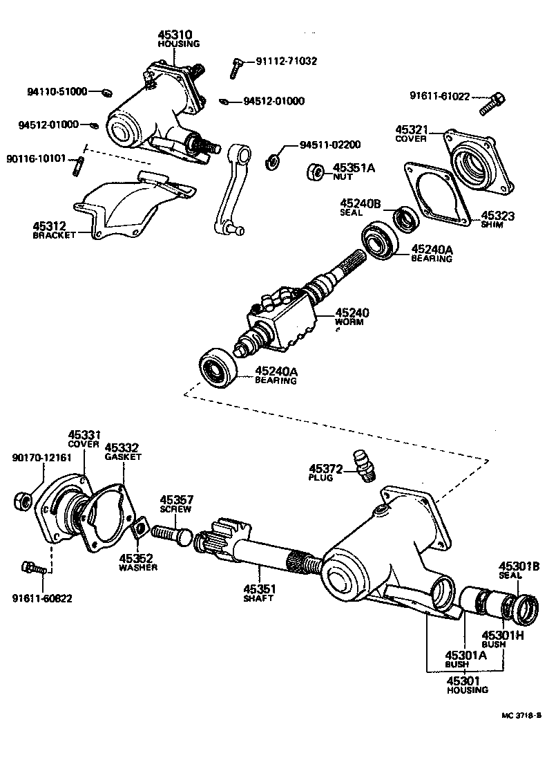  LAND CRUISER 40 55 |  STEERING COLUMN SHAFT