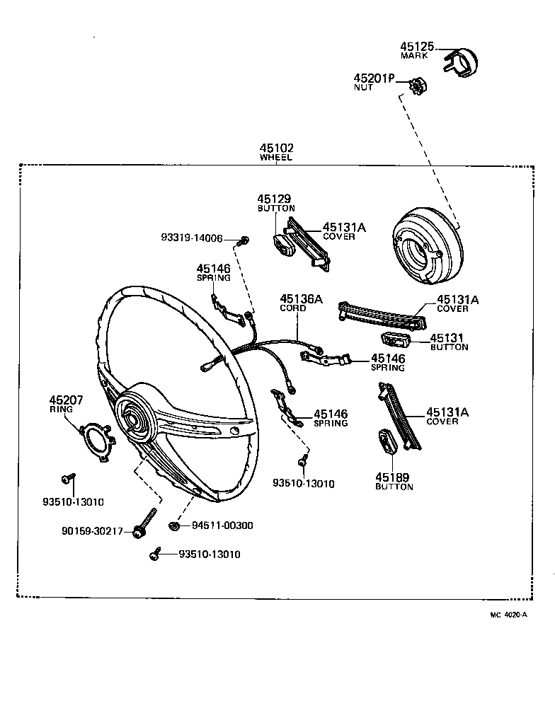  LAND CRUISER 40 55 |  STEERING WHEEL