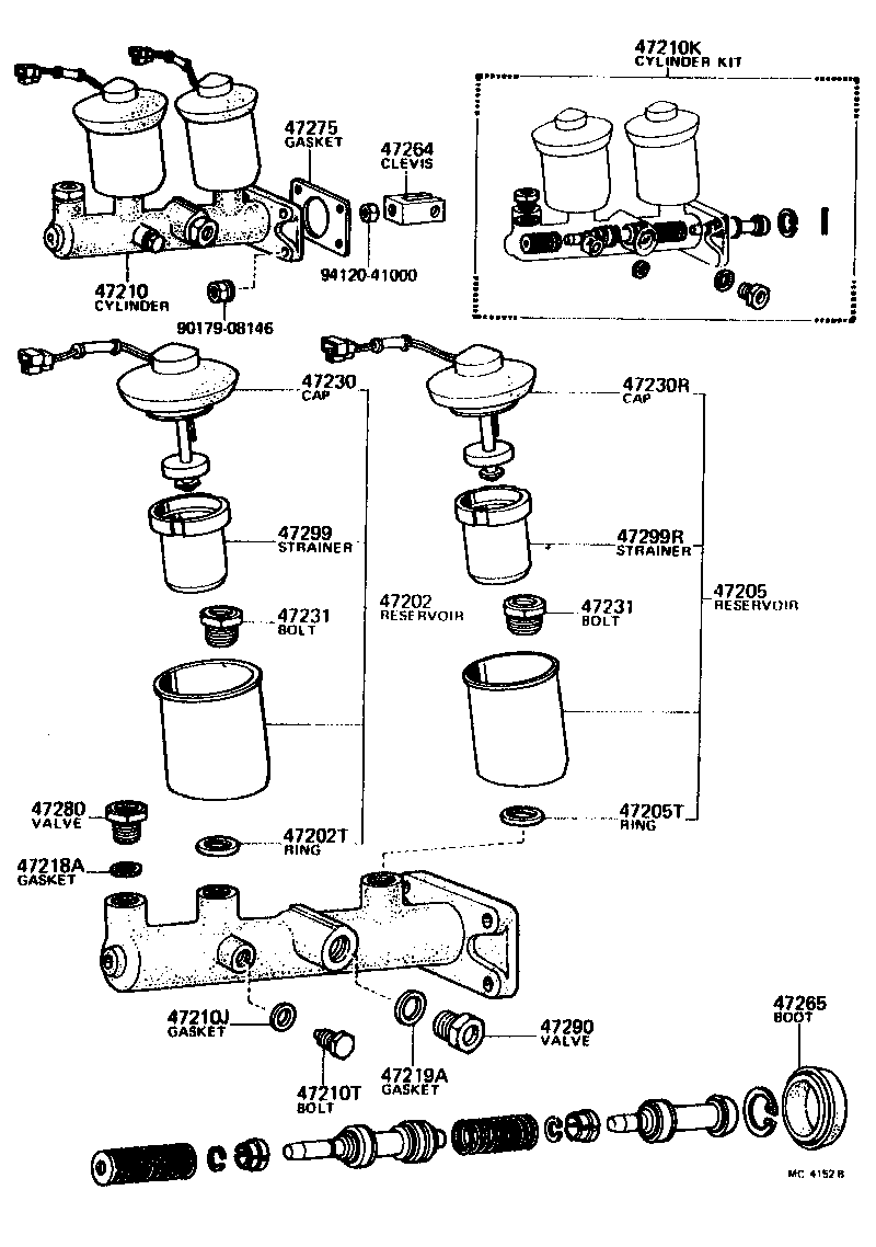  CELICA |  BRAKE MASTER CYLINDER