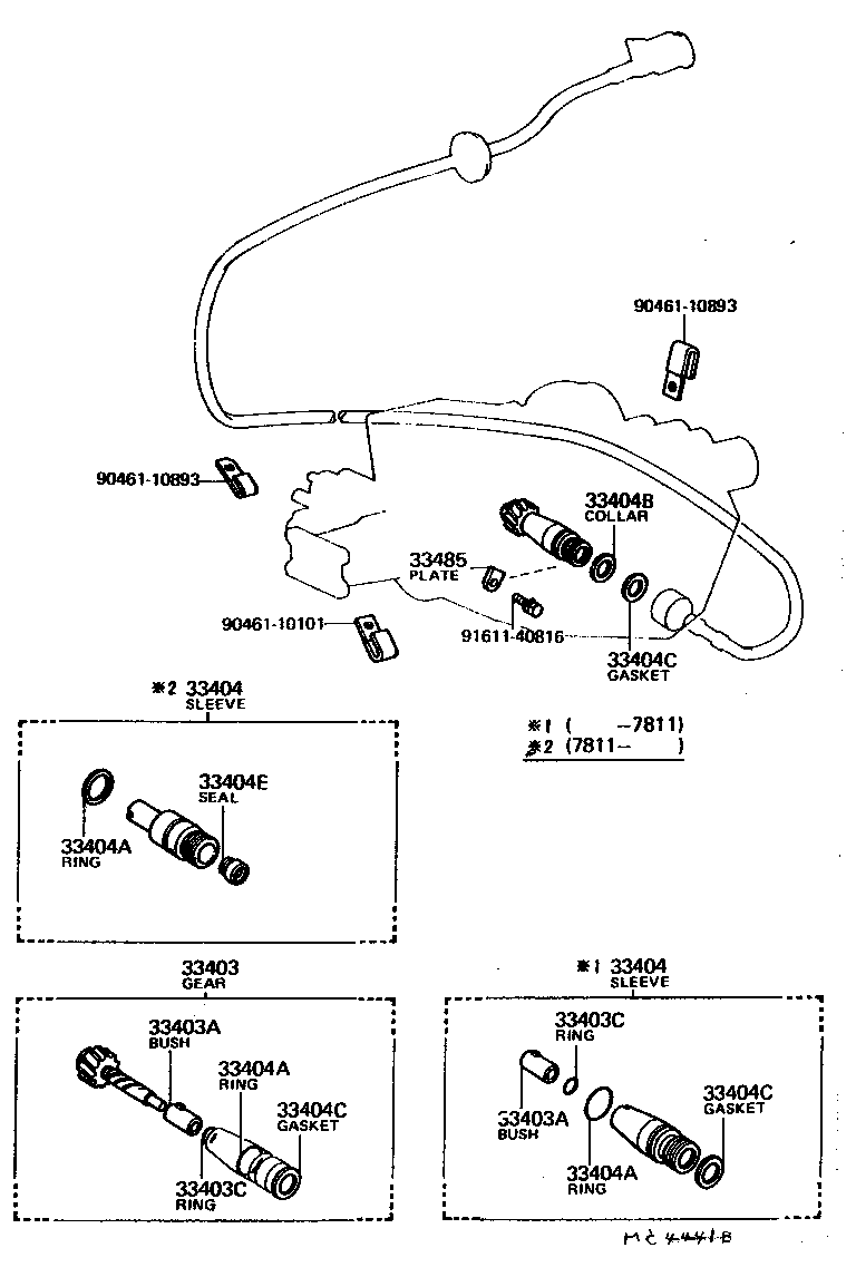  LAND CRUISER 40 55 |  SPEEDOMETER DRIVEN GEAR MTM