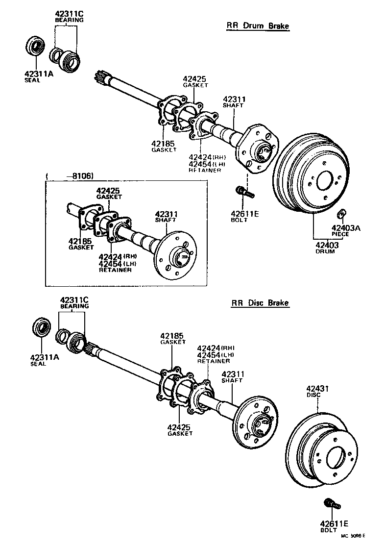  CELICA |  REAR AXLE SHAFT HUB
