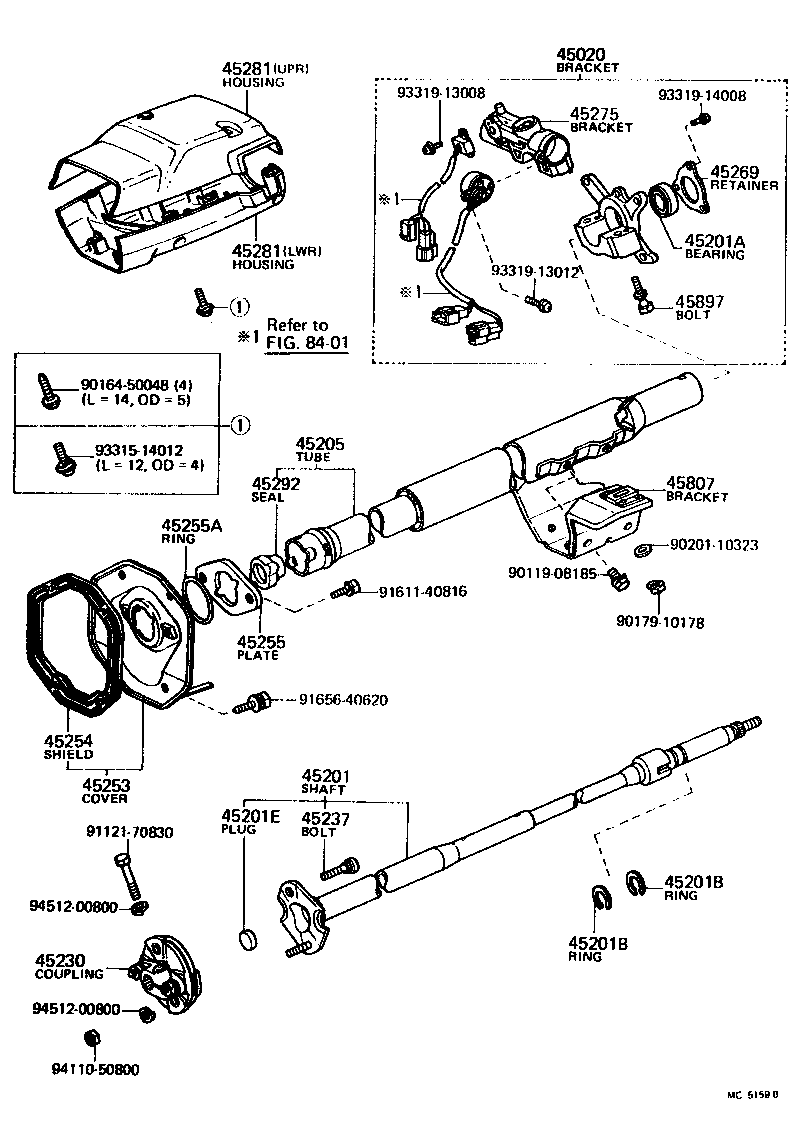  CELICA |  STEERING COLUMN SHAFT