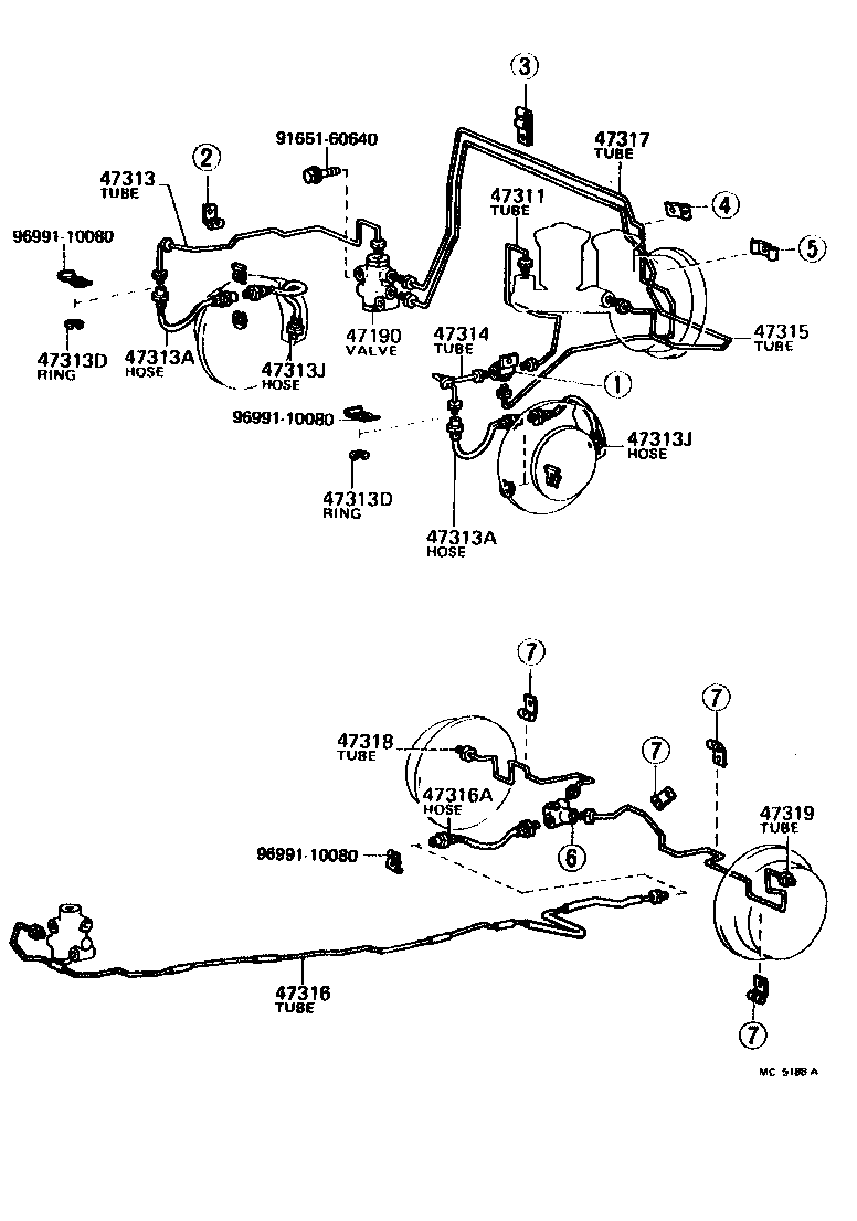  CELICA |  BRAKE TUBE CLAMP