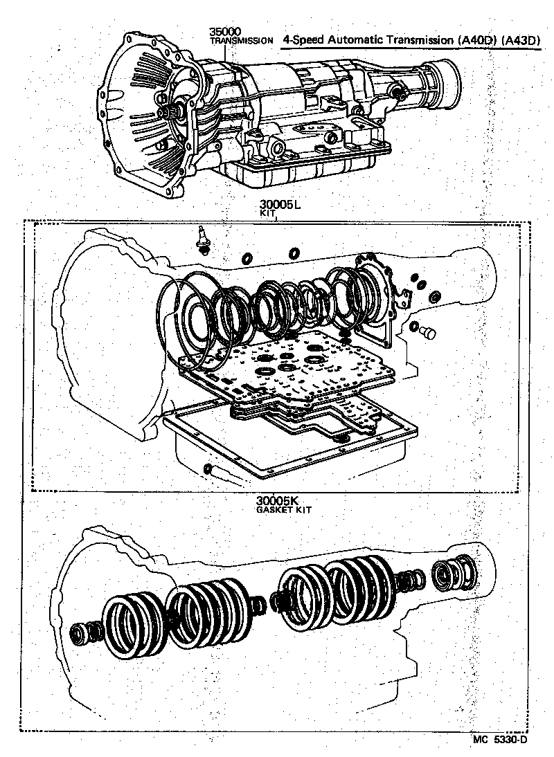  CELICA |  TRANSAXLE OR TRANSMISSION ASSY GASKET KIT ATM