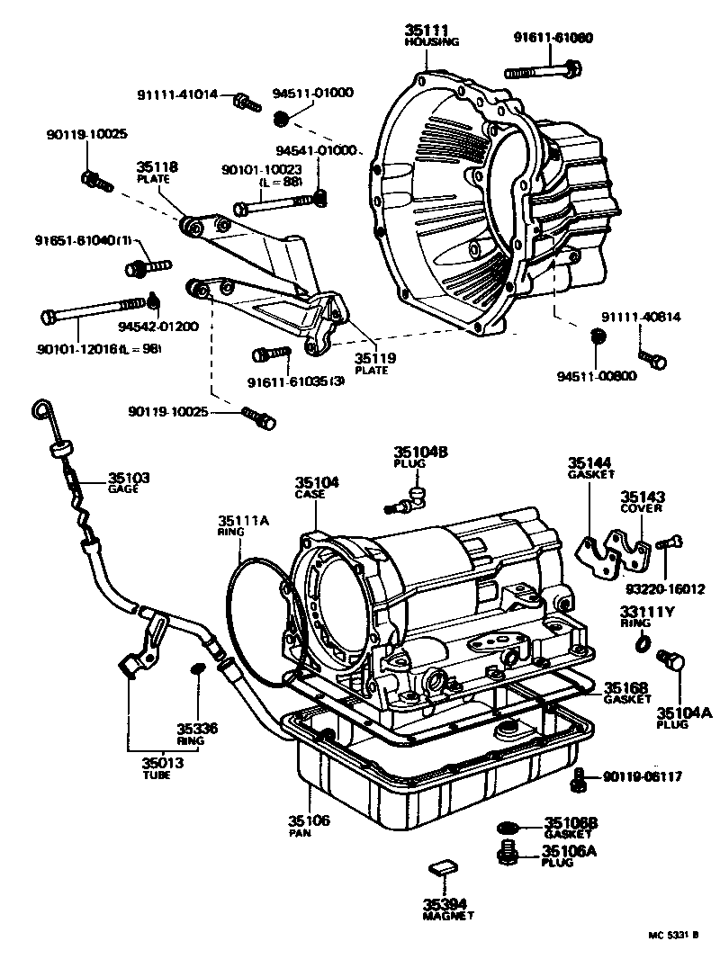  CRESSIDA |  TRANSMISSION CASE OIL PAN ATM
