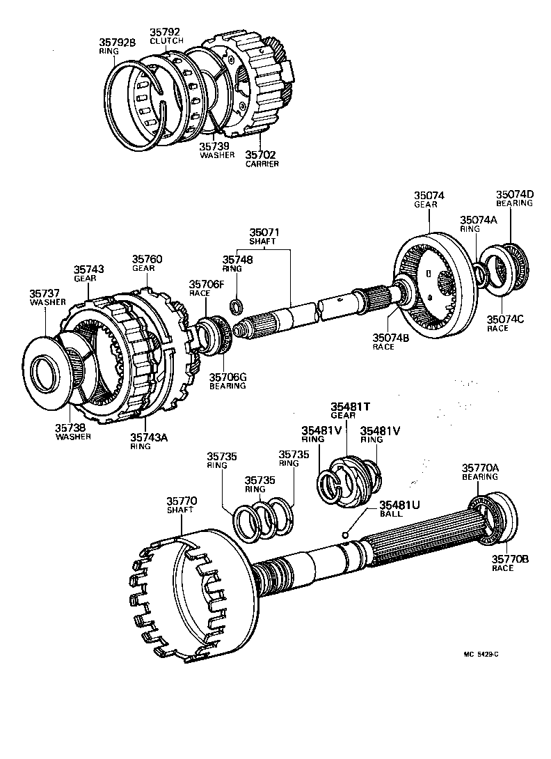  CRESSIDA |  PLANETARY GEAR REVERSE PISTON COUNTER GEAR ATM