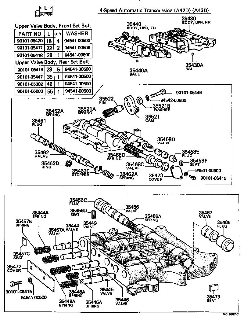  PICKUP |  VALVE BODY OIL STRAINER ATM