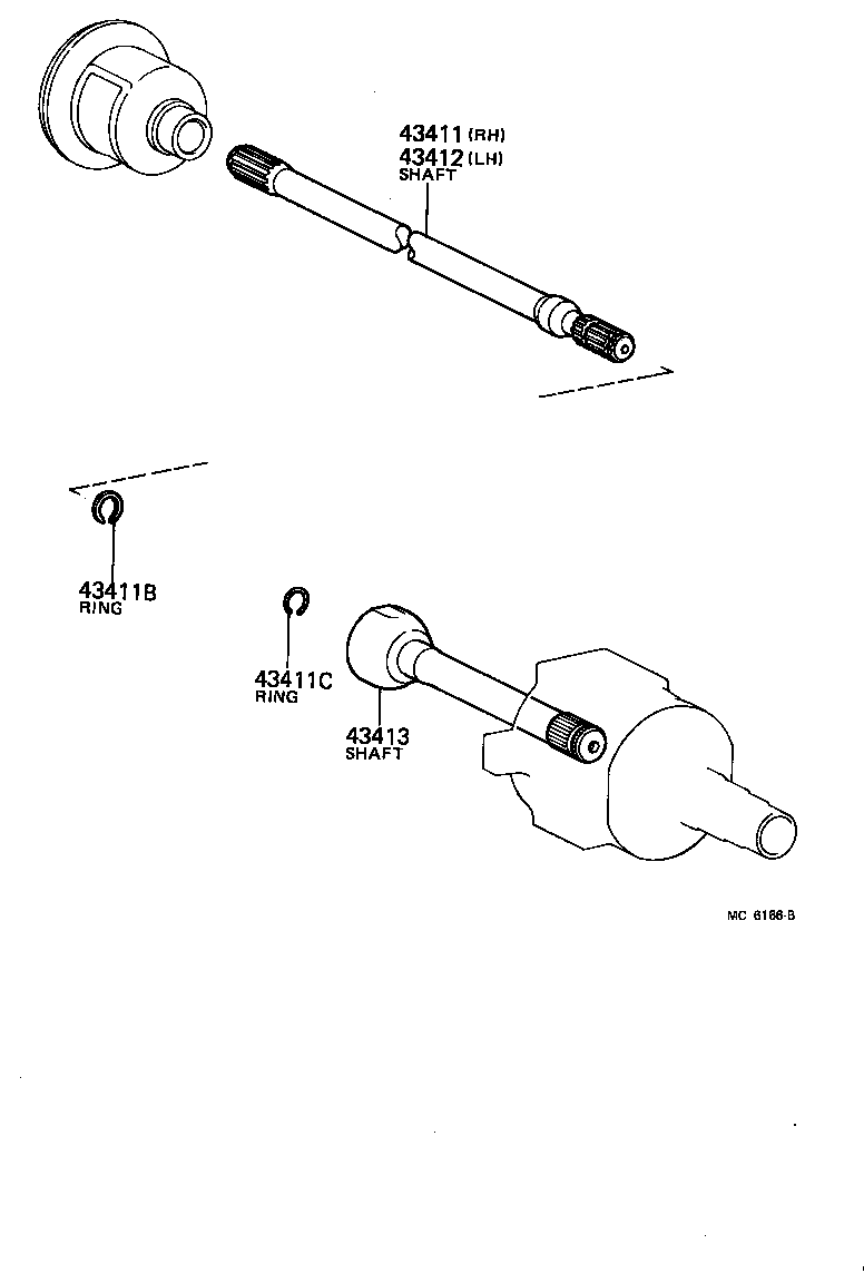  PICKUP |  FRONT DRIVE SHAFT