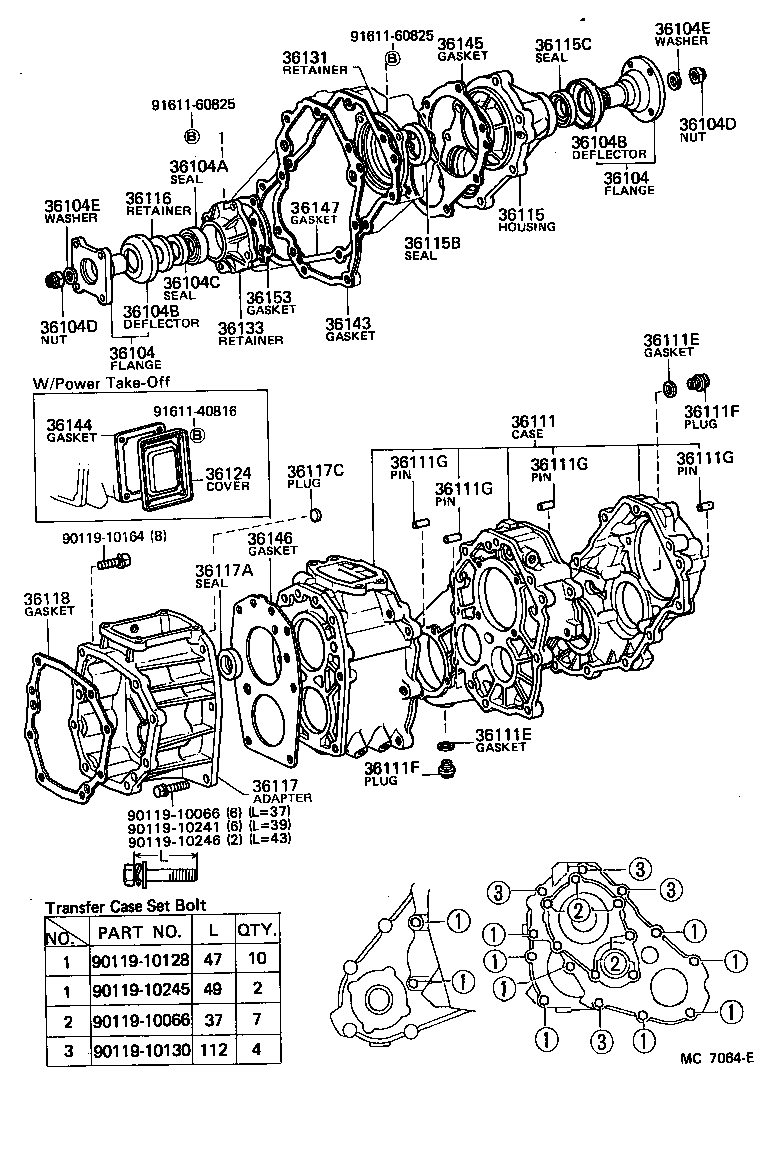  PICKUP |  TRANSFER CASE EXTENSION HOUSING