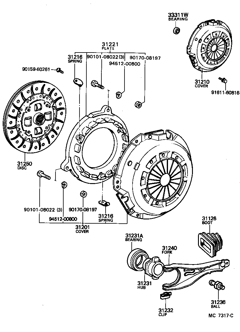  CELICA |  CLUTCH RELEASE FORK