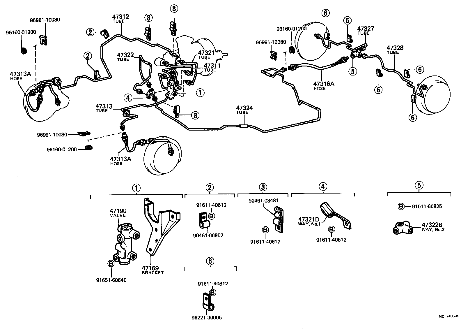  CRESSIDA |  BRAKE TUBE CLAMP