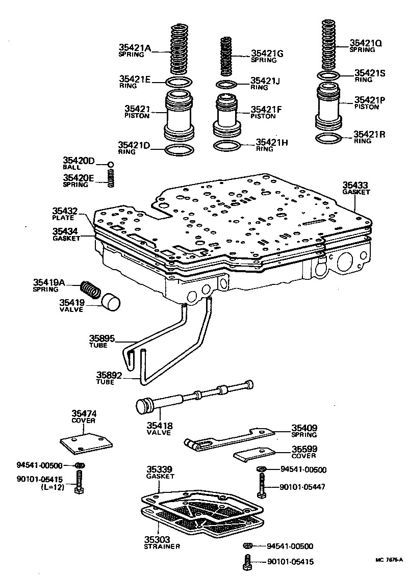  PICKUP |  VALVE BODY OIL STRAINER ATM