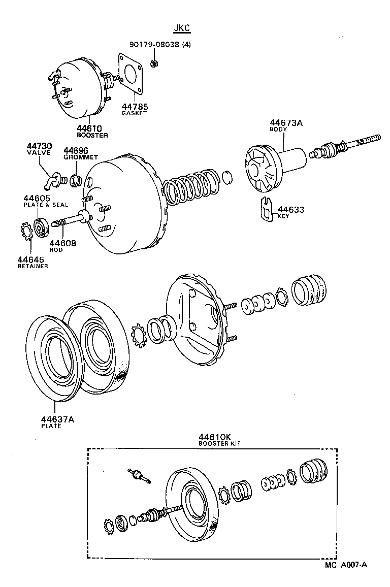  CELICA |  BRAKE BOOSTER VACUUM TUBE