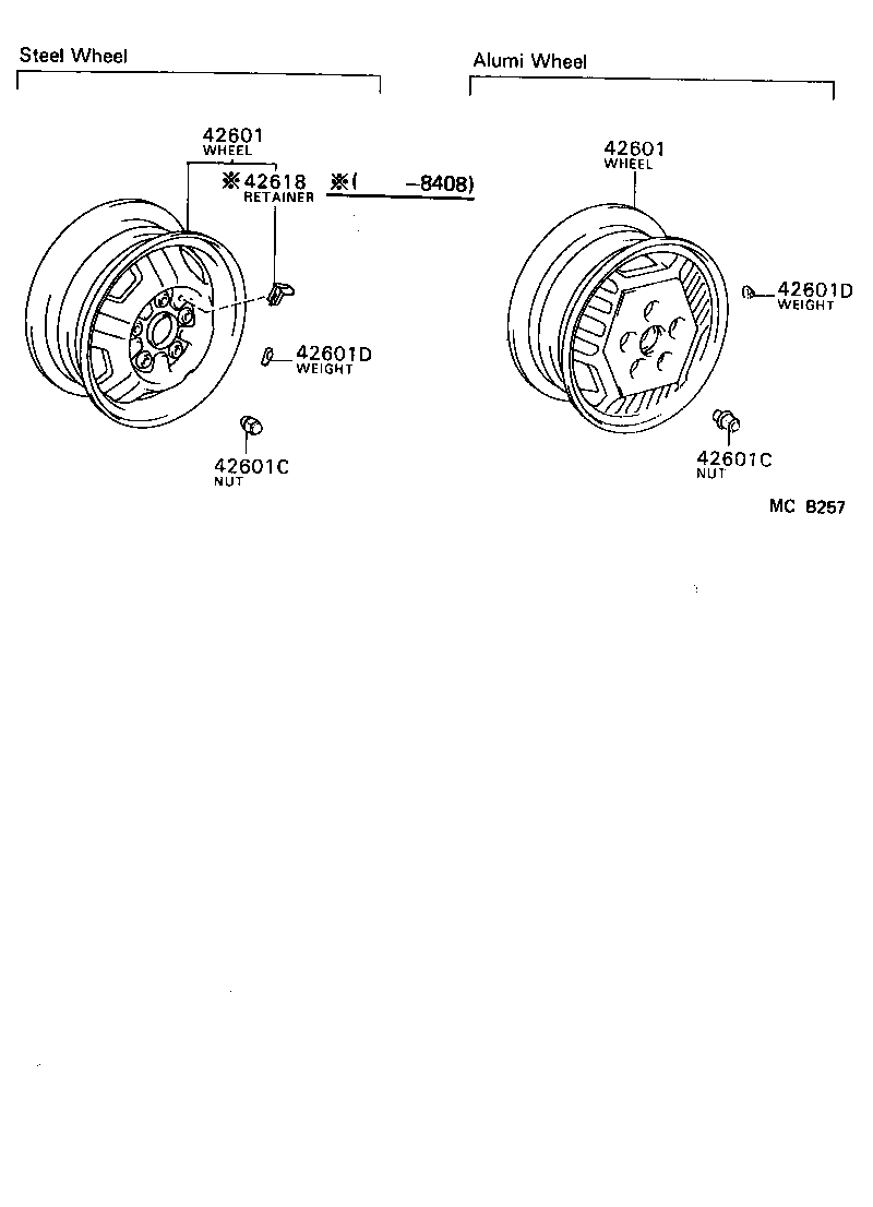  CAMRY |  DISC WHEEL WHEEL CAP