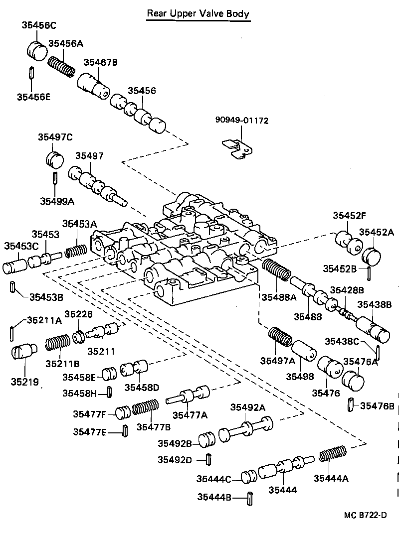  LAND CRUISER 60 |  VALVE BODY OIL STRAINER ATM