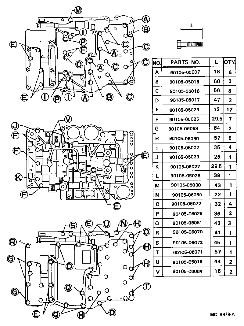  LAND CRUISER 60 |  VALVE BODY OIL STRAINER ATM